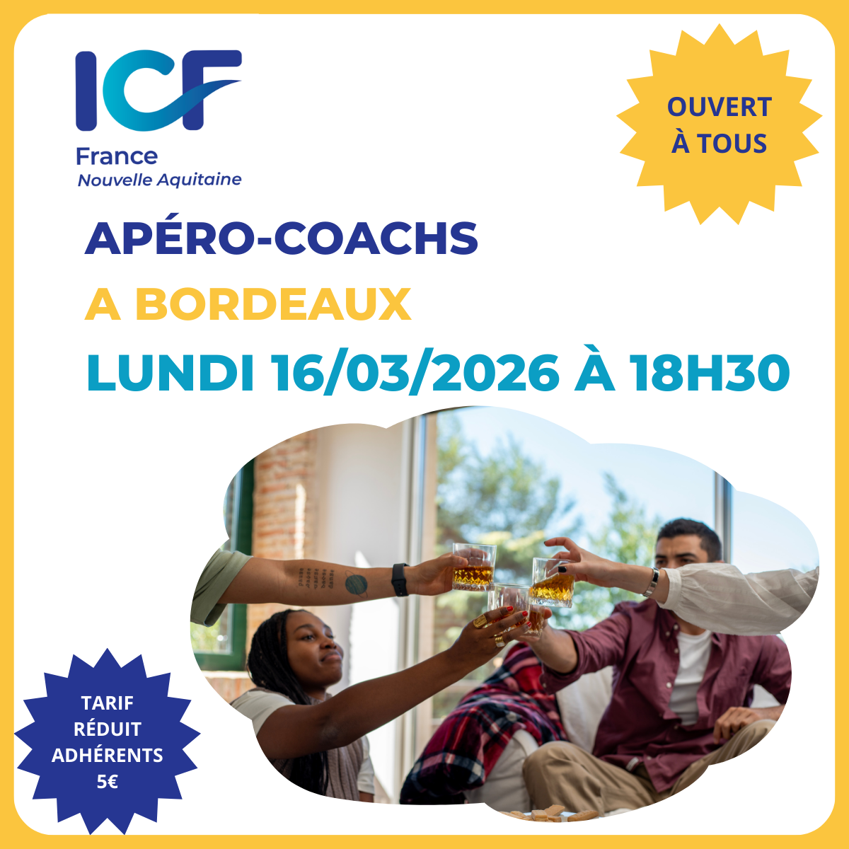 ICF Nouvelle Aquitaine - Apéro-coachs du 16/03/2026