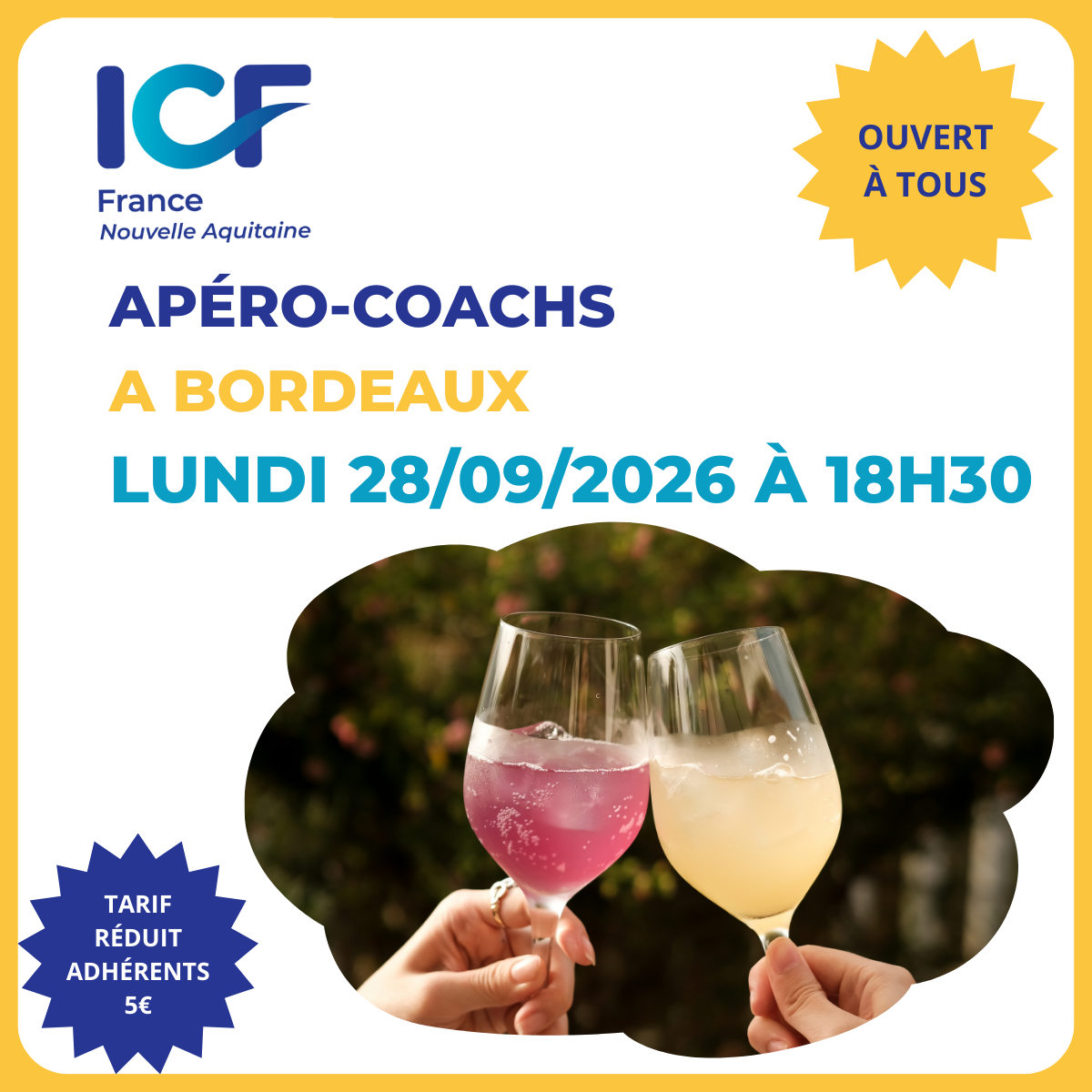 ICF Nouvelle Aquitaine - Apéro-coachs 28/09/2026