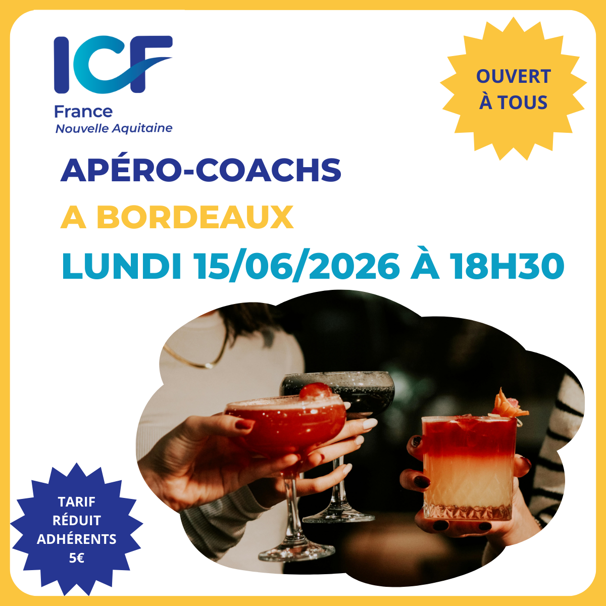ICF Nouvelle Aquitaine - Apéro-coachs du 15 juin 2026