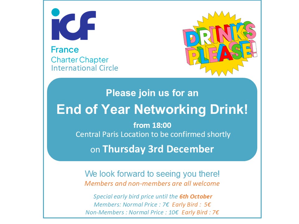 ICF 3rd Dec Drinks Paris